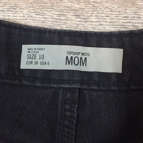 Topshop high waisted Denim shorts - Picture 6 of 16